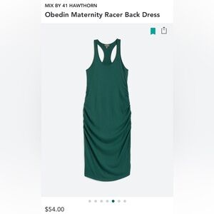 Racer back maternity dress, only worn once for my baby shower.